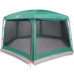 vidaXL Pool Tent with Removable Fly & Mesh Walls Azure Blue 618x532 cm - sea green, 670 x 590 cm