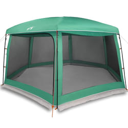 vidaXL Pool Tent with Removable Fly & Mesh Walls Azure Blue 618x532 cm - sea green, 670 x 590 cm