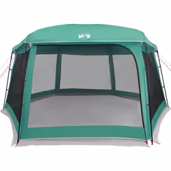 vidaXL Pool Tent with Removable Fly & Mesh Walls Azure Blue 618x532 cm - sea green, 670 x 590 cm - Additional view 8