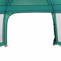 vidaXL Pool Tent with Removable Fly & Mesh Walls Azure Blue 618x532 cm - sea green, 670 x 590 cm - Additional view 9