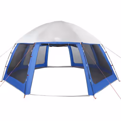 vidaXL Pool Tent with Removable Fly & Mesh Walls Sea Green 510x510 cm - azure blue, 510 x 510 cm - Additional view 5