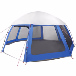 vidaXL Pool Tent with Removable Fly & Mesh Walls Sea Green 510x510 cm - azure blue, 510 x 510 cm - Additional view 8