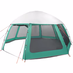 vidaXL Pool Tent with Removable Fly & Mesh Walls Sea Green 510x510 cm - sea green, 510 x 510 cm - Additional view 7