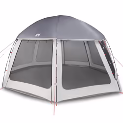 vidaXL Pool Tent with Removable Fly & Mesh Walls Sea Green 510x510 cm - grey, 510 x 510 cm
