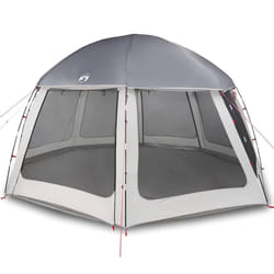 vidaXL Pool Tent with Removable Fly & Mesh Walls Sea Green 510x510 cm - grey, 510 x 510 cm