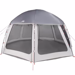 vidaXL Pool Tent with Removable Fly & Mesh Walls Sea Green 510x510 cm - grey, 510 x 510 cm
