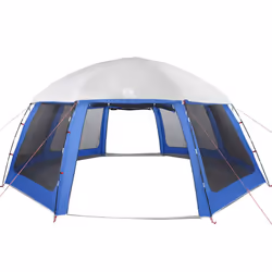 vidaXL Pool Tent with Removable Fly & Mesh Walls Sea Green 510x510 cm - azure blue, 612 x 612 cm - Additional view 10
