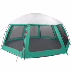 vidaXL Pool Tent with Removable Fly & Mesh Walls Sea Green 510x510 cm - sea green, 612 x 612 cm