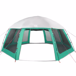 vidaXL Pool Tent with Removable Fly & Mesh Walls Sea Green 510x510 cm - sea green, 612 x 612 cm - Additional view 6
