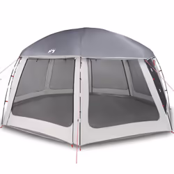 vidaXL Pool Tent with Removable Fly & Mesh Walls Sea Green 510x510 cm - grey, 612 x 612 cm