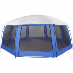 vidaXL Pool Tent with Removable Fly & Mesh Walls Sea Green 510x510 cm - azure blue, 690 x 690 cm - Additional view 8