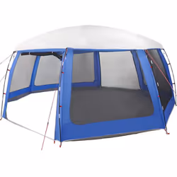 vidaXL Pool Tent with Removable Fly & Mesh Walls Sea Green 510x510 cm - azure blue, 690 x 690 cm - Additional view 9