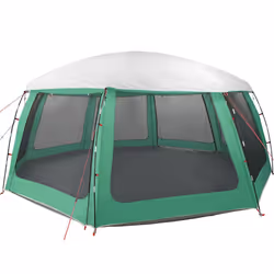 vidaXL Pool Tent with Removable Fly & Mesh Walls Sea Green 510x510 cm - sea green, 690 x 690 cm