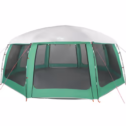 vidaXL Pool Tent with Removable Fly & Mesh Walls Sea Green 510x510 cm - sea green, 690 x 690 cm - Additional view 4