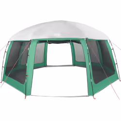 vidaXL Pool Tent with Removable Fly & Mesh Walls Sea Green 510x510 cm - sea green, 690 x 690 cm - Additional view 5