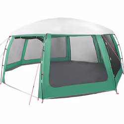 vidaXL Pool Tent with Removable Fly & Mesh Walls Sea Green 510x510 cm - sea green, 690 x 690 cm - Additional view 9