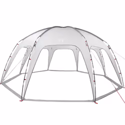 vidaXL Party Tent Grey Waterproof tent canopy tent gazebo canopy gazebo tent - Additional view 4