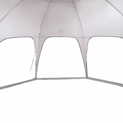 vidaXL Party Tent Grey Waterproof tent canopy tent gazebo canopy gazebo tent - Additional view 5