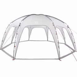 vidaXL Party Tent Grey Waterproof tent canopy tent gazebo canopy gazebo tent - Additional view 4