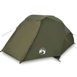vidaXL Fishing Tent 5-Person Olive Green Waterproof tent fishing shelter - olive green, 312 x 216 x 114 cm
