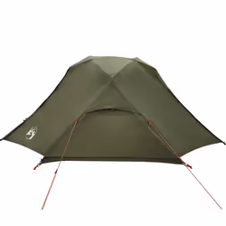 vidaXL Fishing Tent 5-Person Olive Green Waterproof tent fishing shelter - olive green, 312 x 216 x 114 cm - Additional view 5