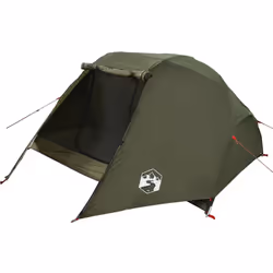 vidaXL Fishing Tent 5-Person Olive Green Waterproof tent fishing shelter - olive green, 312 x 216 x 114 cm - Additional view 7