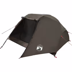 vidaXL Fishing Tent 5-Person Olive Green Waterproof tent fishing shelter - brown, 312 x 216 x 114 cm - Additional view 7