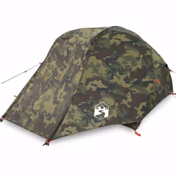 vidaXL Fishing Tent 5-Person Olive Green Waterproof tent fishing shelter - camouflage, 312 x 216 x 114 cm
