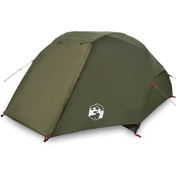 vidaXL Fishing Tent 5-Person Olive Green Waterproof tent fishing shelter - olive green, 490 x 330 x 185 cm