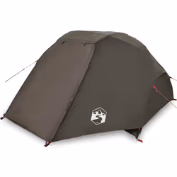 vidaXL Fishing Tent 5-Person Olive Green Waterproof tent fishing shelter - brown, 490 x 330 x 185 cm