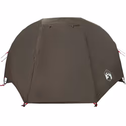 vidaXL Fishing Tent 5-Person Olive Green Waterproof tent fishing shelter - brown, 490 x 330 x 185 cm - Additional view 4