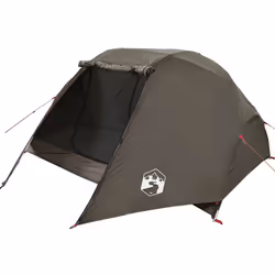 vidaXL Fishing Tent 5-Person Olive Green Waterproof tent fishing shelter - brown, 490 x 330 x 185 cm - Additional view 7