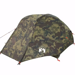 vidaXL Fishing Tent 5-Person Olive Green Waterproof tent fishing shelter - camouflage, 490 x 330 x 185 cm