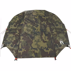 vidaXL Fishing Tent 5-Person Olive Green Waterproof tent fishing shelter - camouflage, 490 x 330 x 185 cm - Additional view 4