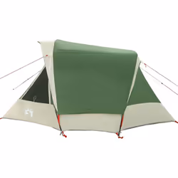 vidaXL Camping Tent Cabin 4-Person Green Waterproof tent camping shelter - green, 298 x 158 x 132 cm - Additional view 5