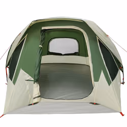 vidaXL Camping Tent Cabin 4-Person Green Waterproof tent camping shelter - green, 298 x 158 x 132 cm - Additional view 7
