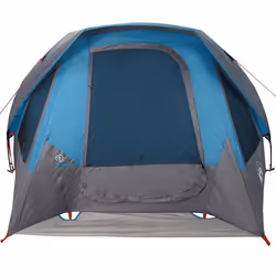 vidaXL Camping Tent Cabin 4-Person Green Waterproof tent camping shelter - blue, 298 x 158 x 132 cm - Additional view 4