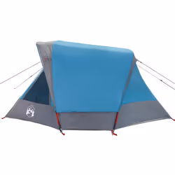 vidaXL Camping Tent Cabin 4-Person Green Waterproof tent camping shelter - blue, 298 x 158 x 132 cm - Additional view 5