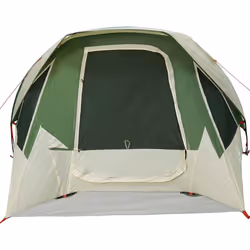 vidaXL Camping Tent Cabin 4-Person Green Waterproof tent camping shelter - green, 360 x 200 x 182 cm - Additional view 4