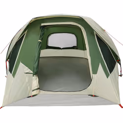 vidaXL Camping Tent Cabin 4-Person Green Waterproof tent camping shelter - green, 360 x 200 x 182 cm - Additional view 7