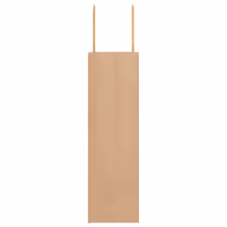 vidaXL Paper Bags 50 pcs with Handles Brown 15x8x21 cm Grocery Paper Gift Bag - brown, 21 x 11 x 36 cm