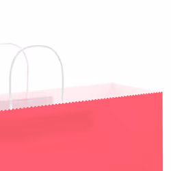 vidaXL Paper Bags 50 pcs with Handles Brown 15x8x21 cm Grocery Paper Gift Bag - pink, 54 x 15 x 49 cm - Additional view 9