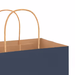 vidaXL Paper Bags 250 pcs with Handles Brown 21x11x36 cm Paper Grocery Bag - blue, 45 x 17 x 48 cm - Additional view 6