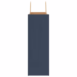 vidaXL Paper Bags 250 pcs with Handles Brown 21x11x36 cm Paper Grocery Bag - blue, 45 x 17 x 48 cm - Additional view 8