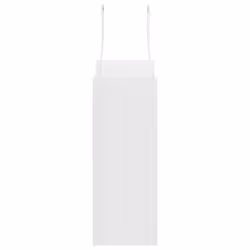 vidaXL Paper Bags 250 pcs with Handles White 21x11x28 cm Paper Grocery Bag - white, 18 x 8 x 22 cm/ 250 pcs - Additional view 5