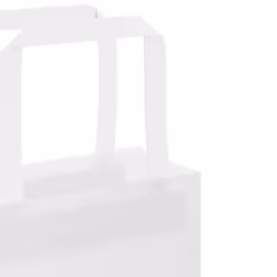 vidaXL Paper Bags 250 pcs with Handles White 21x11x28 cm Paper Grocery Bag - white, 18 x 8 x 22 cm/ 250 pcs - Additional view 9