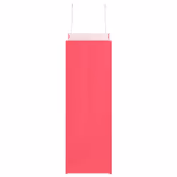 vidaXL Paper Bags 250 pcs with Handles White 21x11x28 cm Paper Grocery Bag - pink, 21 x 11 x 31 cm/ 250 pcs - Additional view 5