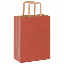 vidaXL Paper Bags 50 pcs with Handles White 54x15x49 cm Paper Grocery Bag - red, 21 x 11 x 28 cm