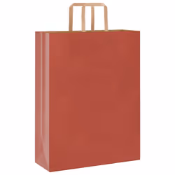 vidaXL Paper Bags 50 pcs with Handles White 54x15x49 cm Paper Grocery Bag - red, 32 x 12 x 42 cm