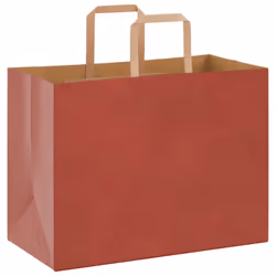 vidaXL Paper Bags 50 pcs with Handles White 54x15x49 cm Paper Grocery Bag - red, 32 x 17 x 25 cm